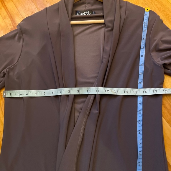 Sympli Gray Open Front Cardigan VGUC 12 - Picture 9 of 9